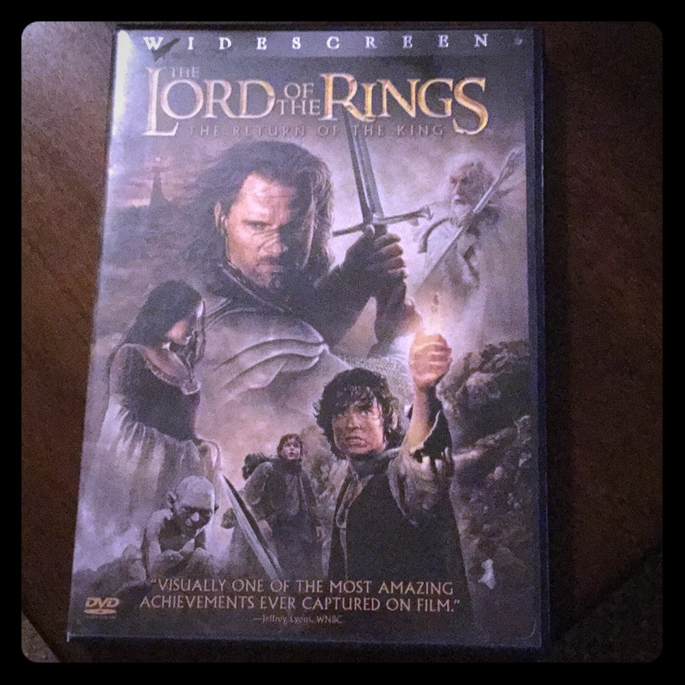 DVD Movie Lord Of The Rings The Return of the King